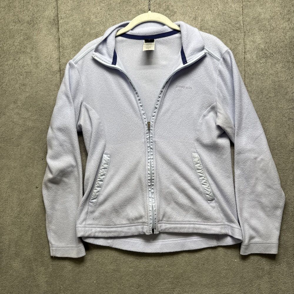 Patagonia Jacket Womens S Light Blue El‎ Capilene Fleece Full Zip Granola Gorp